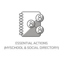 Essential Actions (My School and Social Directory)