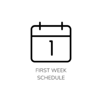 First Week Schedule